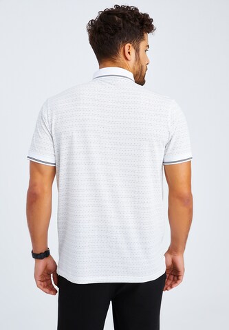 Leif Nelson Poloshirt 'LN-55380' in Weiß