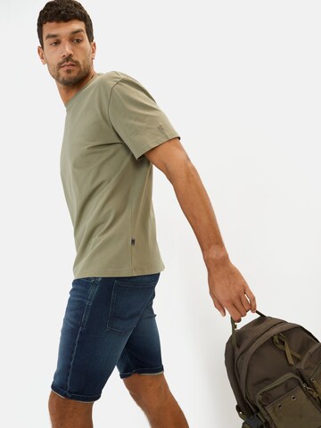 CAMEL ACTIVE T-Shirt aus Organic Cotton in Grün