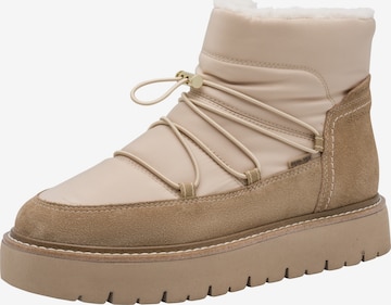Tamaris - Botas de neve em bege: frente