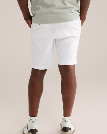 WE Fashion Обычный Брюки-чинос в Белый