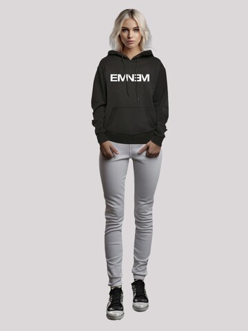 F4NT4STIC Sweatshirt 'Eminem Rap Music' in Zwart