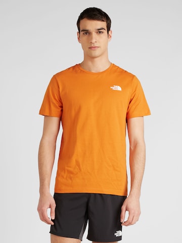 THE NORTH FACE - Camisa 'REDBOX CELEBRATION' em laranja