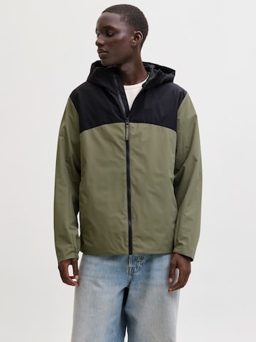 Veste mi-saison 'JJESOHO' JACK & JONES en vert : devant