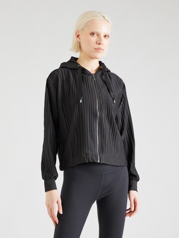 ONLY PLAY Sportsweatjacke 'MIREN' in Schwarz: Vorderseite