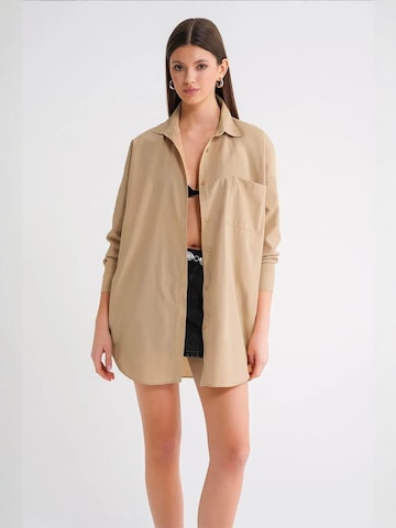 Camicia da donna di MixRay in beige