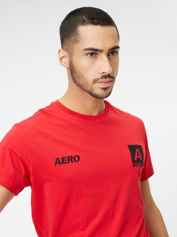 AÉROPOSTALE T-Shirt in Rot