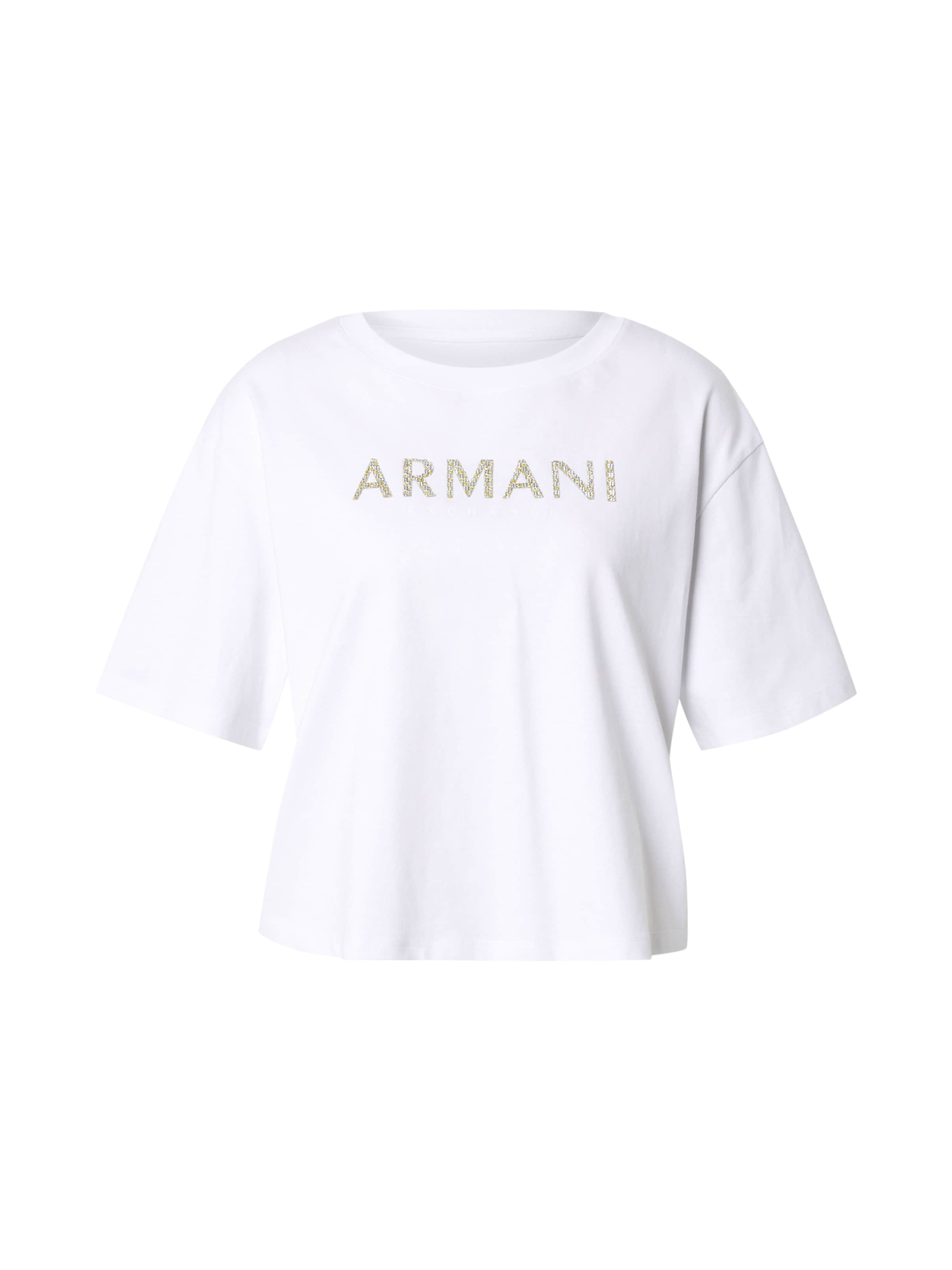 ARMANI EXCHANGE Μπλουζάκι σε λευκό: μπροστά