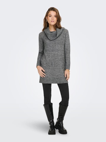 ONLY Knitted dress 'Stay' in Grey