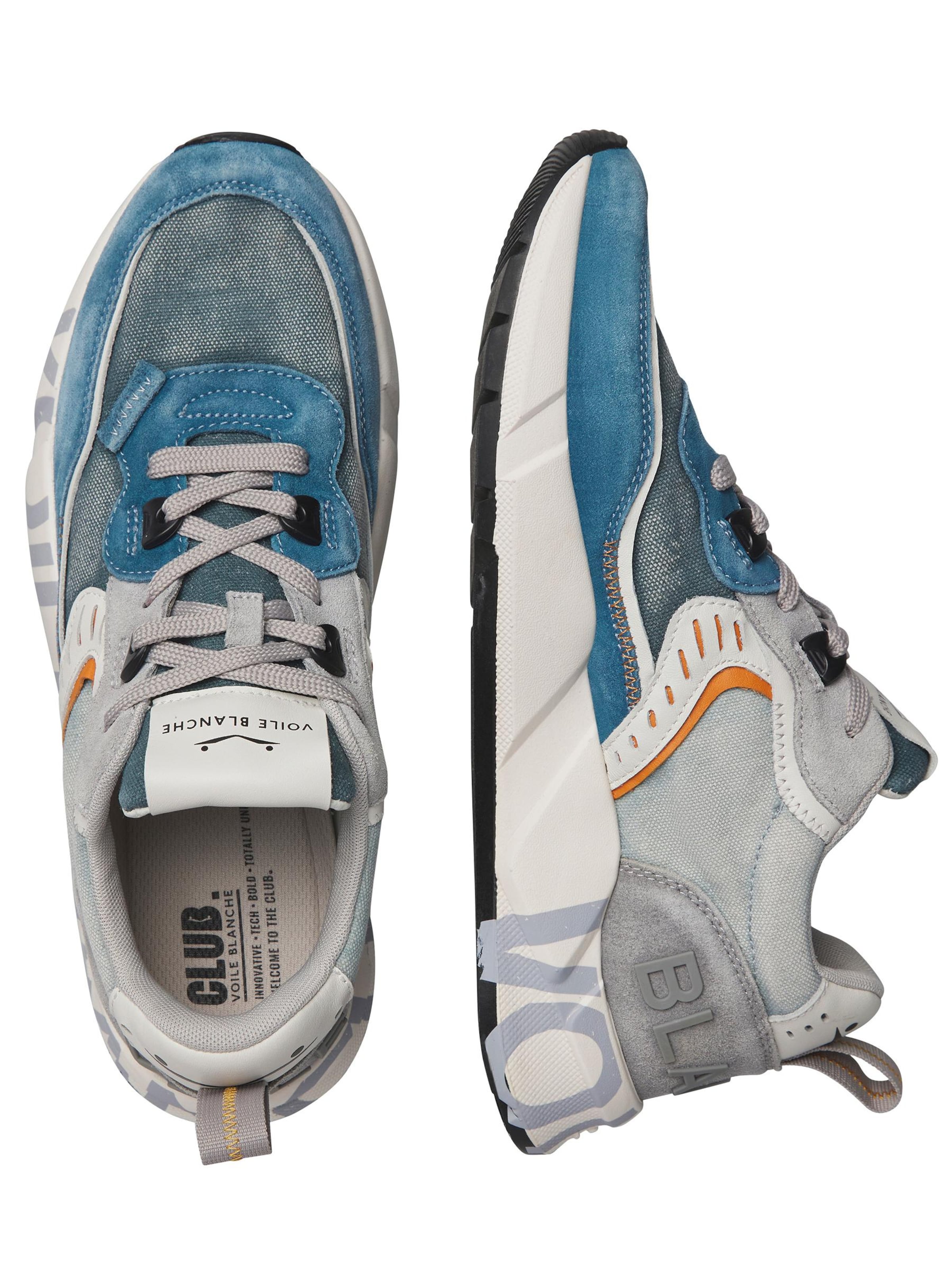 Voile blanche Platform trainers 'CLUB01.' in Blue