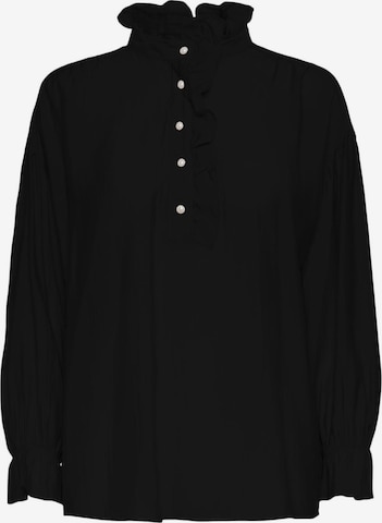 PIECES Блуза 'Jude' в черно: отпред