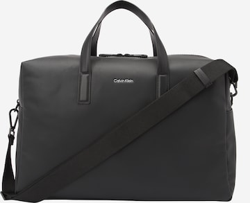 Calvin Klein Víkendová taška 'Must' - Čierna: predná strana
