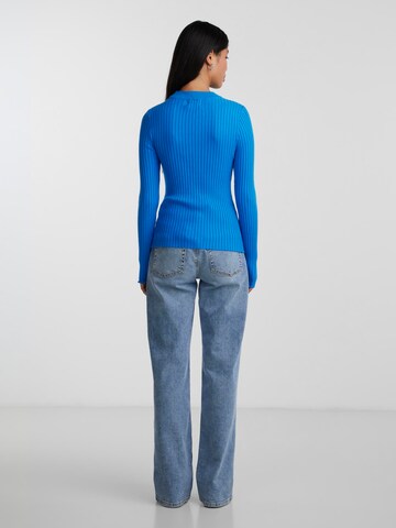 PIECES Pullover 'CRISTA' in Blau