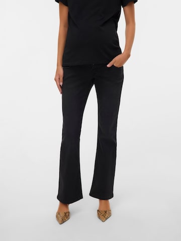 MAMALICIOUS - regular Vaquero en negro: frente