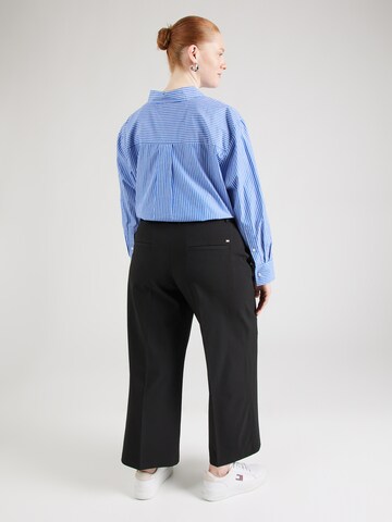 Tommy Hilfiger Curve Wide Leg Hose in Schwarz