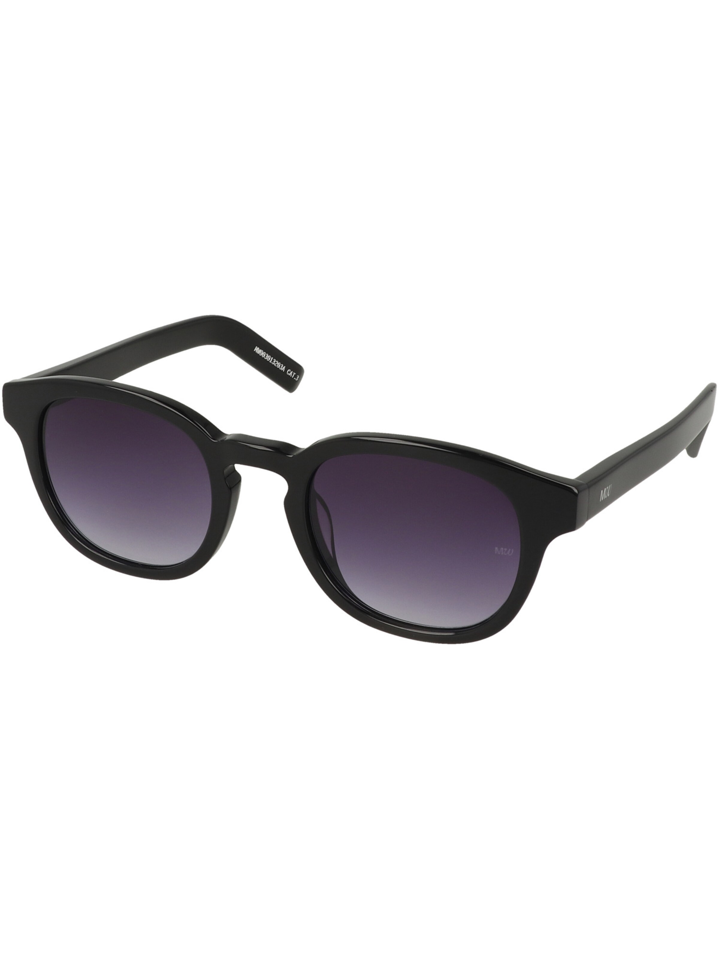 MessyWeekend Sunglasses ' AKI ' in Black: front