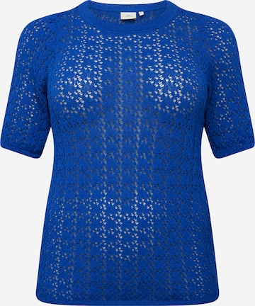 Pull-over 'SOLA' ONLY Carmakoma en bleu : devant