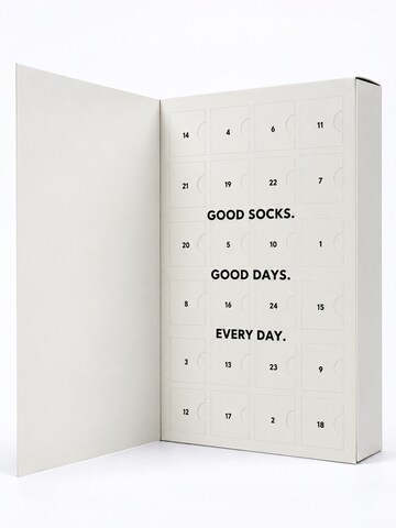 Occulto Socken 'Calendar'‌‌‌‌‌ in Weiß