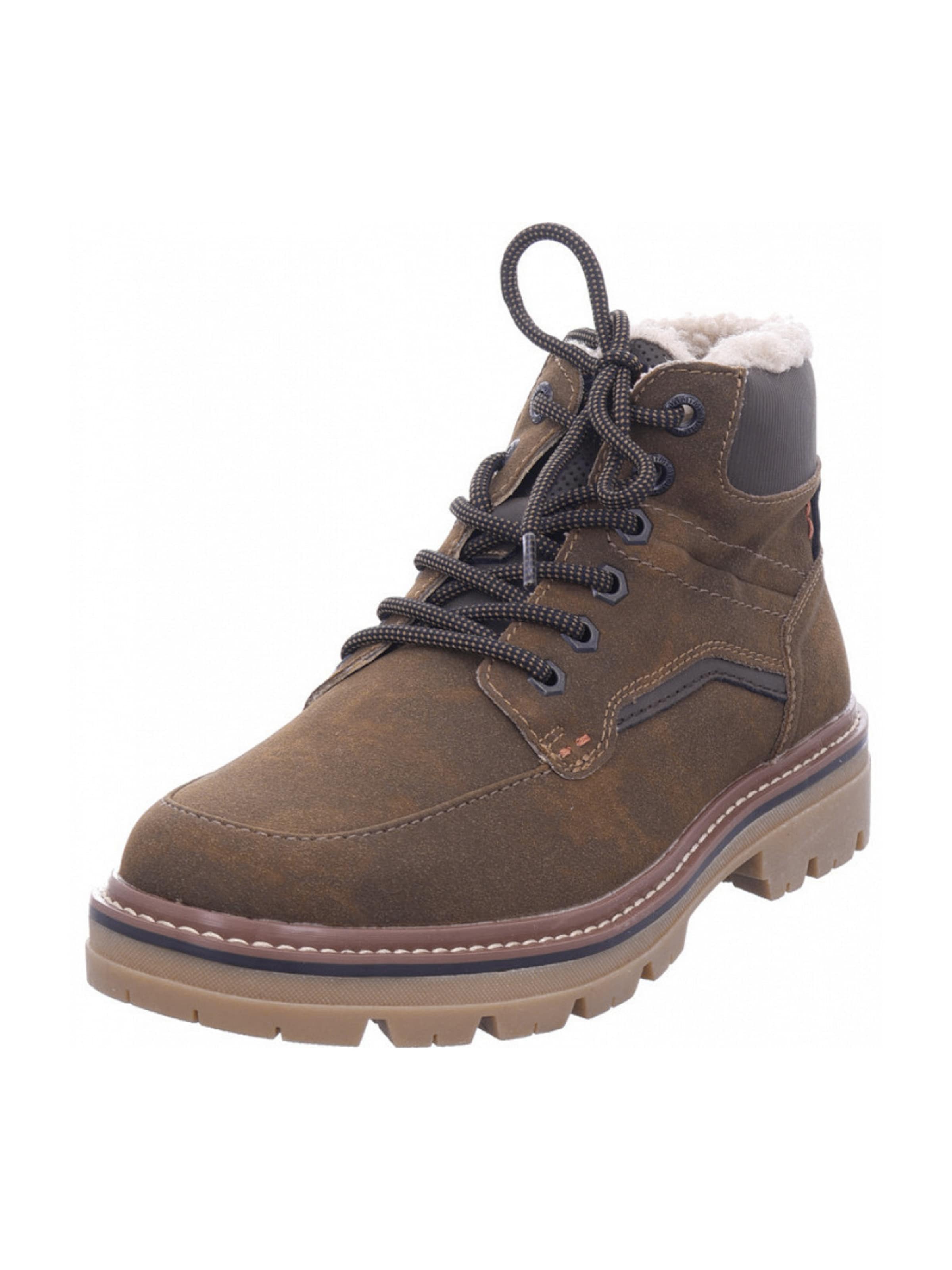 MARCO TOZZI Μπότες με κορδόνια σε καφέ: μπροστά