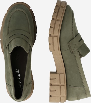 CAPRICE Classic Flats in Green