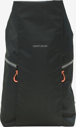 ESPRIT Rugzak in de kleur Groen / Sinaasappel / Zwart / Wit, Productweergave