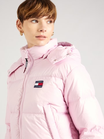 Tommy Jeans Zimní bunda 'Alaska' – pink