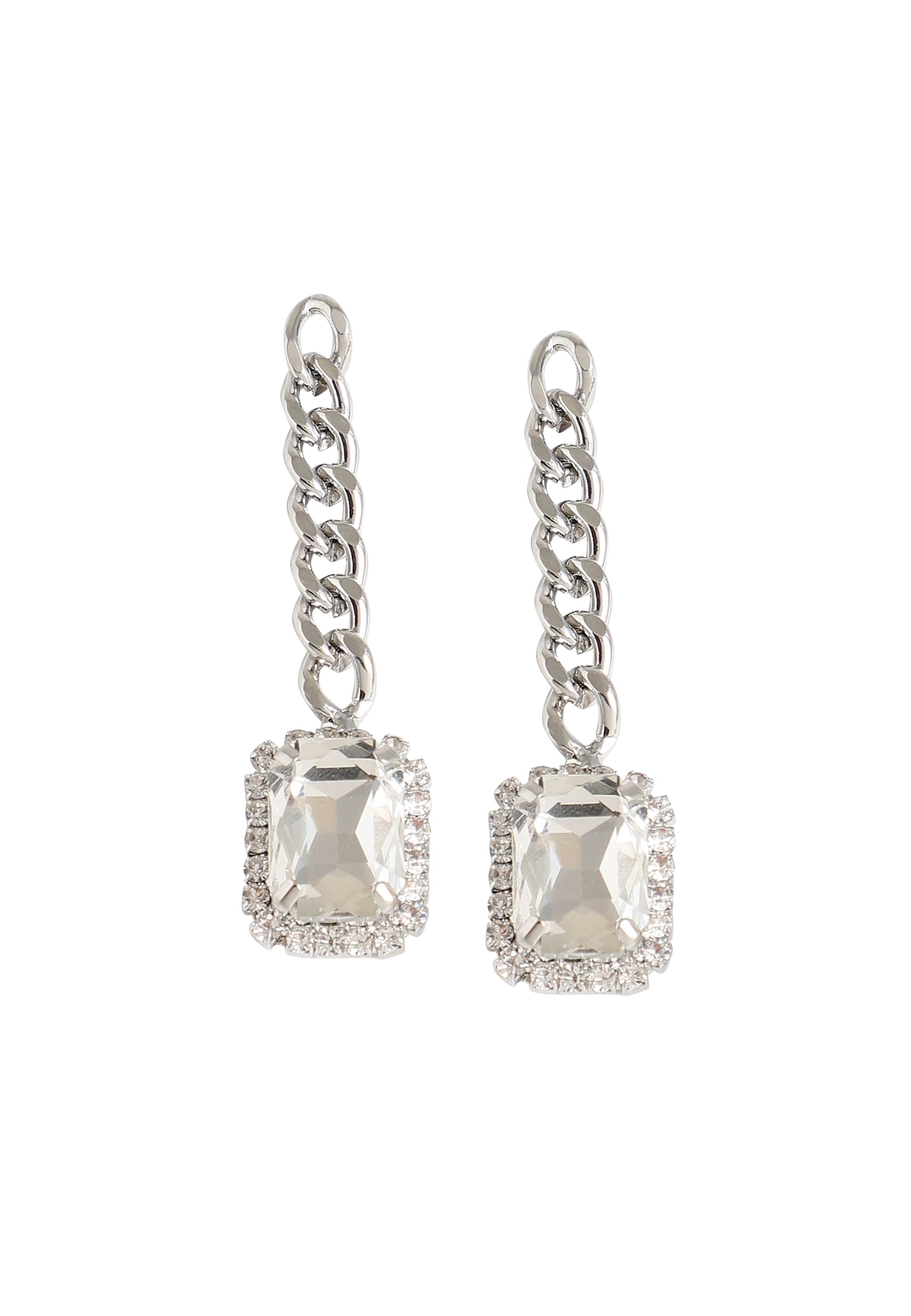 SOHI Σκουλαρίκια 'Kathy' σε ασημί: μπροστά