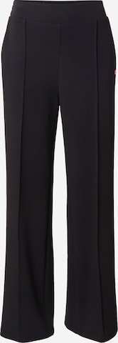 Largi Pantaloni de la LIEBLINGSSTÜCK pe negru: față