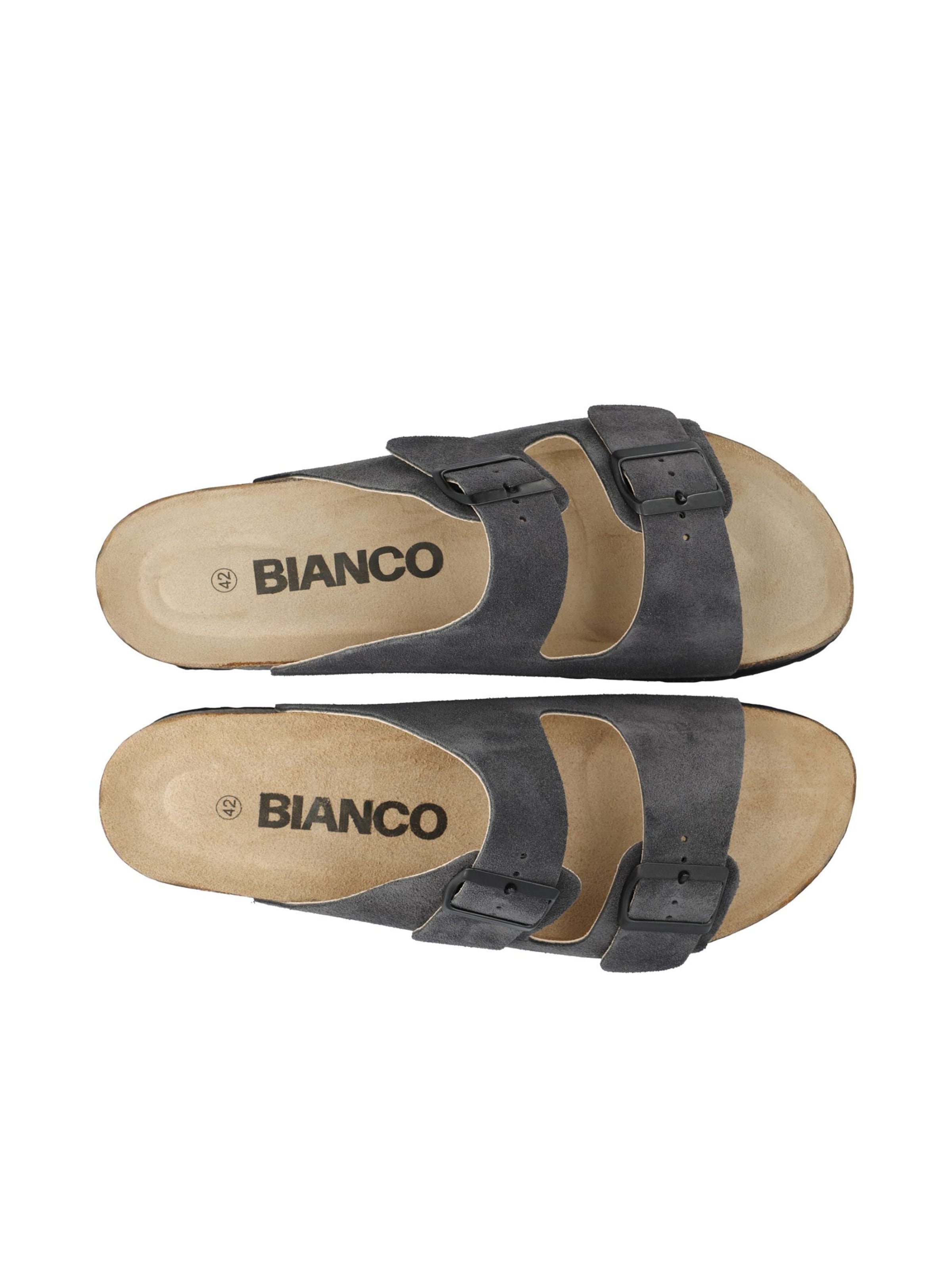 Bianco Pantolette 'Lorenzo' in Grau