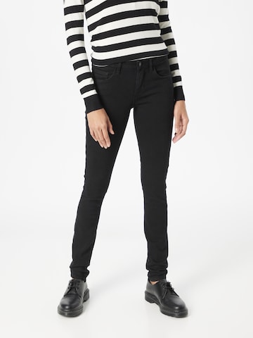 Skinny Jeans 'Annette' di GUESS in nero: frontale