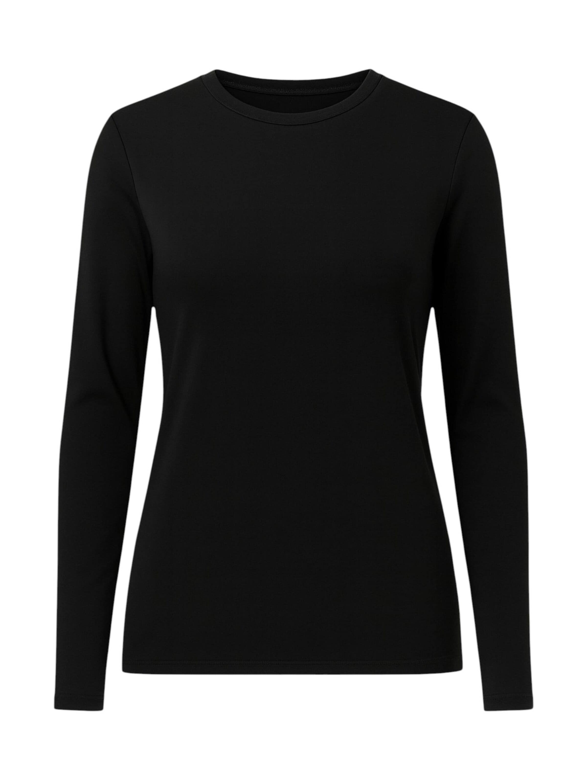 fashionshowcase Functioneel shirt 'HeatFlex Base Layer' in Zwart: voorkant