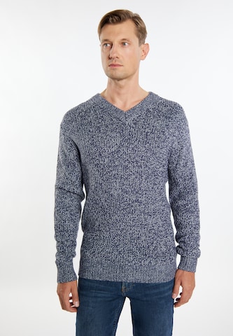 ICEBOUND - Pullover 'Bridgeport' em azul: frente