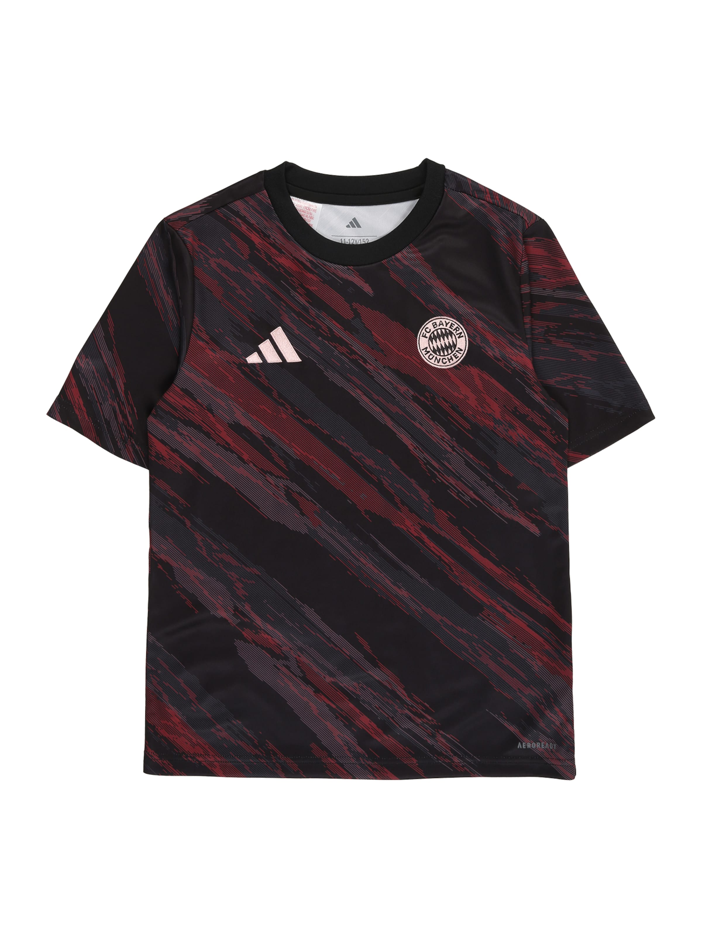 juoda ADIDAS PERFORMANCE Sportiniai marškinėliai 'FC Bayern 25/26 Pre-Match Jersey': priekis
