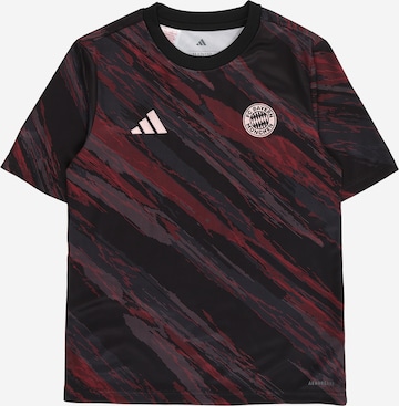 juoda ADIDAS PERFORMANCE Sportiniai marškinėliai 'FC Bayern 25/26 Pre-Match Jersey': priekis