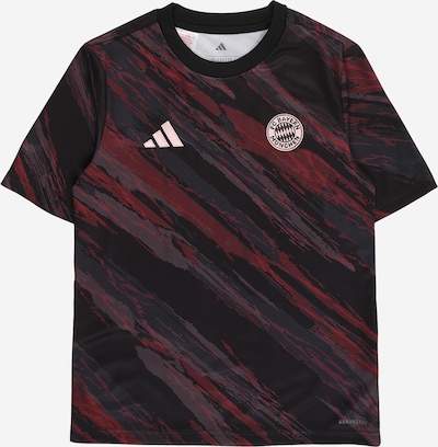 ADIDAS PERFORMANCE Tehnička sportska majica 'FC Bayern 25/26 Pre-Match' veličine 128 u bež / tamo siva / rubin crvena / crna, Pregled proizvoda