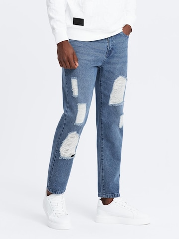 Ombre Regular Jeans in Blauw