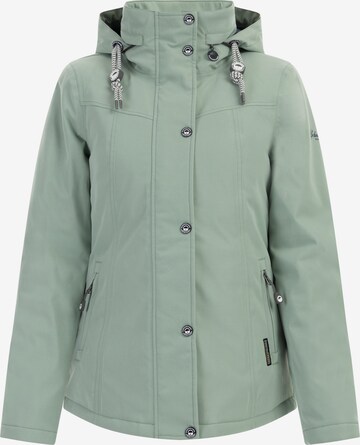 Schmuddelwedda Performance Jacket 'Yepa' in Green: front