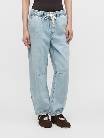 Barrel Jeans de la GAP pe albastru: față