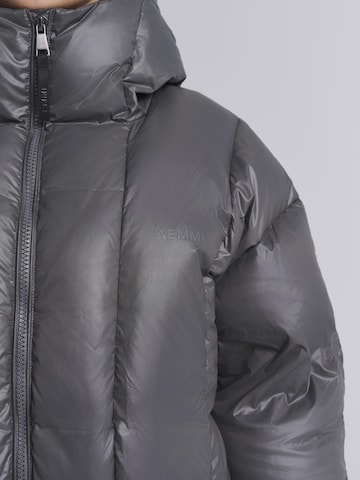 AEMMI Zimní bunda 'OVERSIZED RECYLED DOWN PUFFER JACKET' – šedá