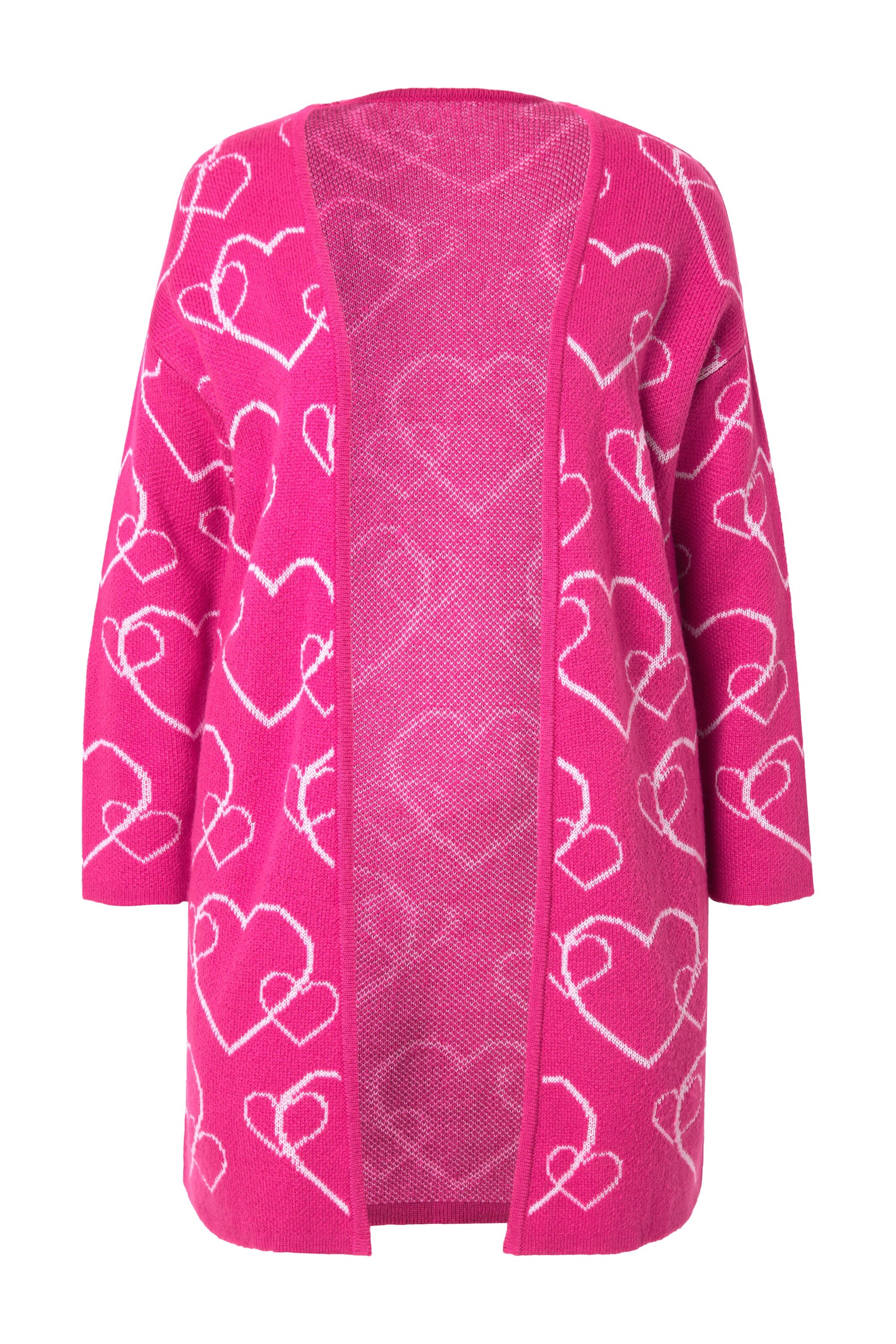 MIAMODA Strickjacke in Pink: Vorderseite