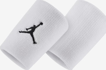 Jordan Zweetband 'Jordan Jumpman' in Wit: voorkant