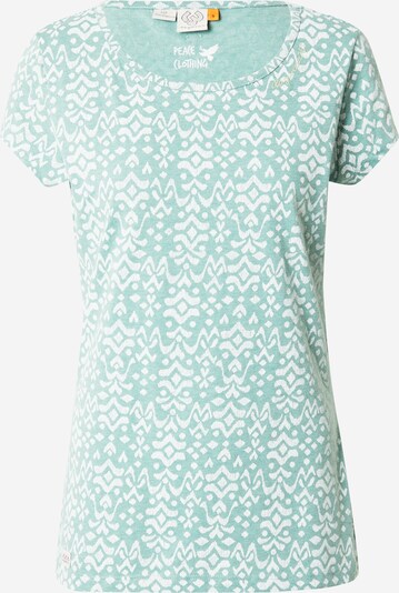 Ragwear T-Shirt 'MINTT IKAT' in mint / weiß, Produktansicht