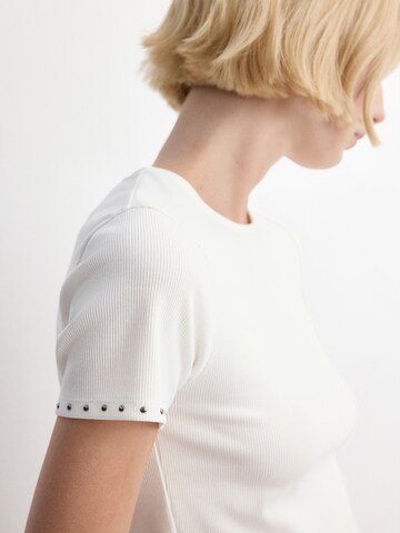 MANGO Shirt 'LUNI' in White