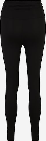 ADIDAS SPORTSWEAR Skinny Workout Pants 'Studio Gathered' in Black