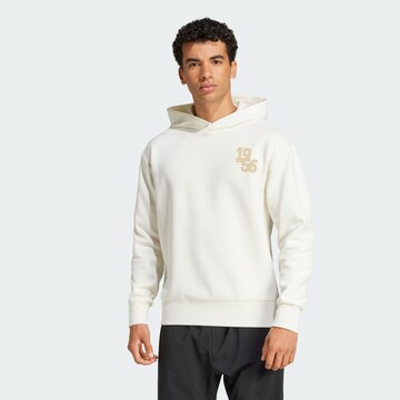 ADIDAS PERFORMANCE Sports sweatshirt 'Real Madrid' in White: front