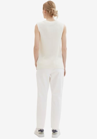 TOM TAILOR Regular Chino Pants in White