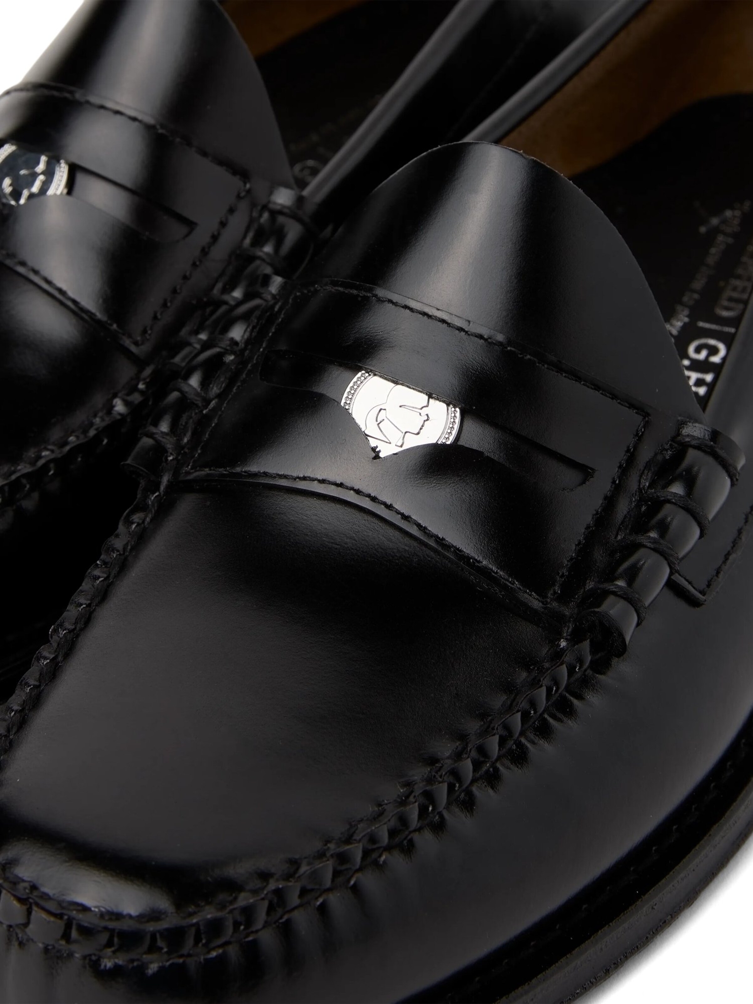 Karl Lagerfeld Natikači ' Kl x Bass Penny ' | črna barva