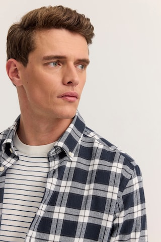 Regular fit Camicia di bugatti in blu
