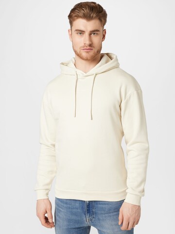 TOM TAILOR DENIM Sweatshirt in Beige: predná strana