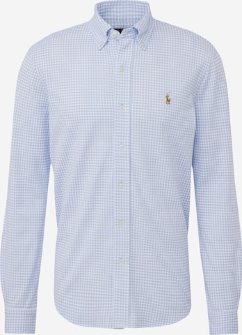 Polo Ralph Lauren Regular fit Overhemd in Blauw: voorkant