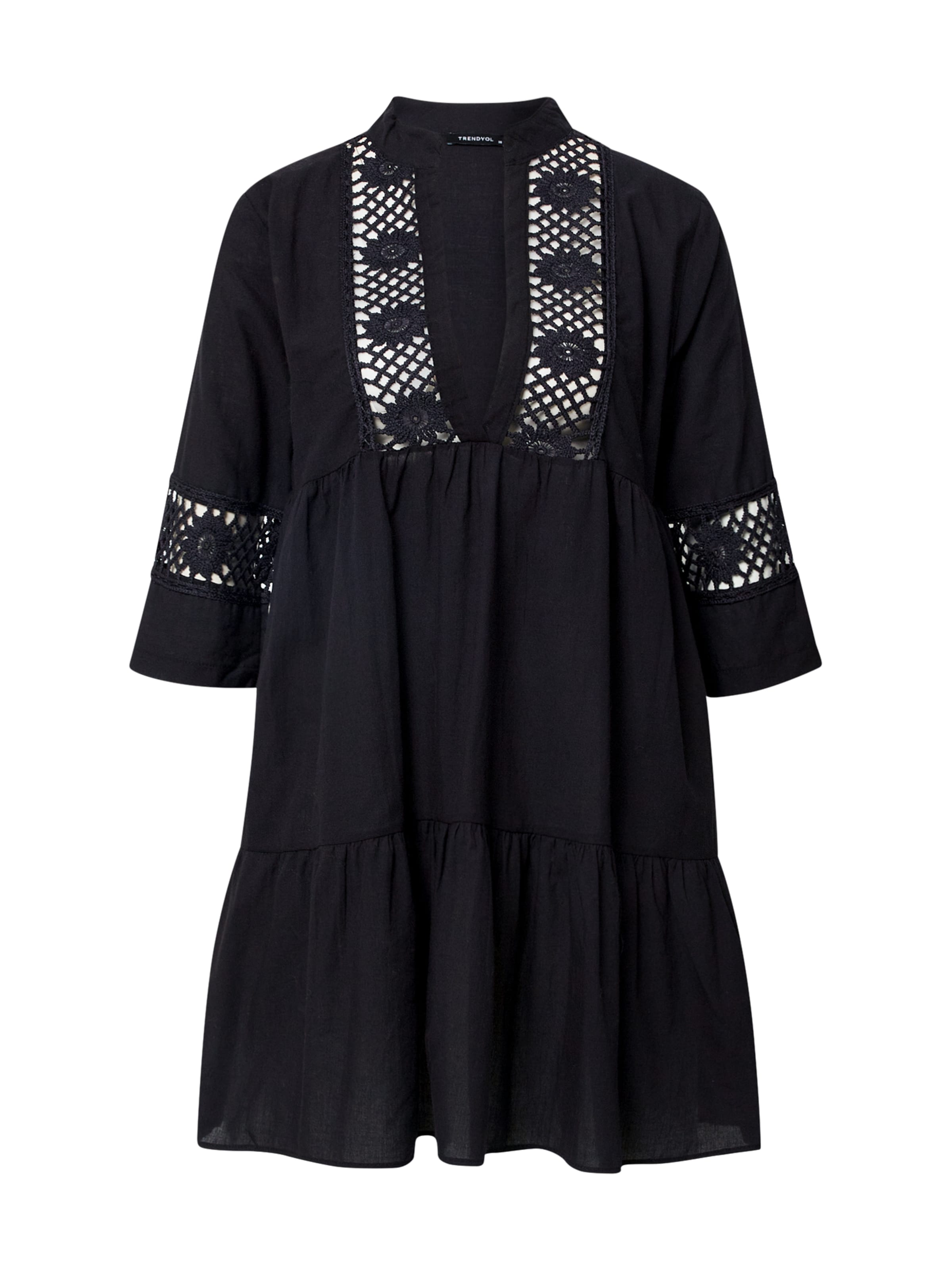 Rochie de vară de la Trendyol pe negru: față